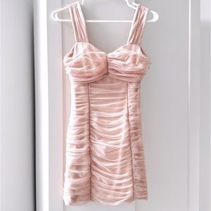 Nude Ruched Dress Forever 21